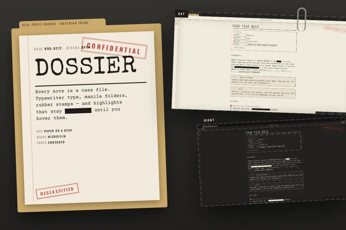 Dossier screenshot