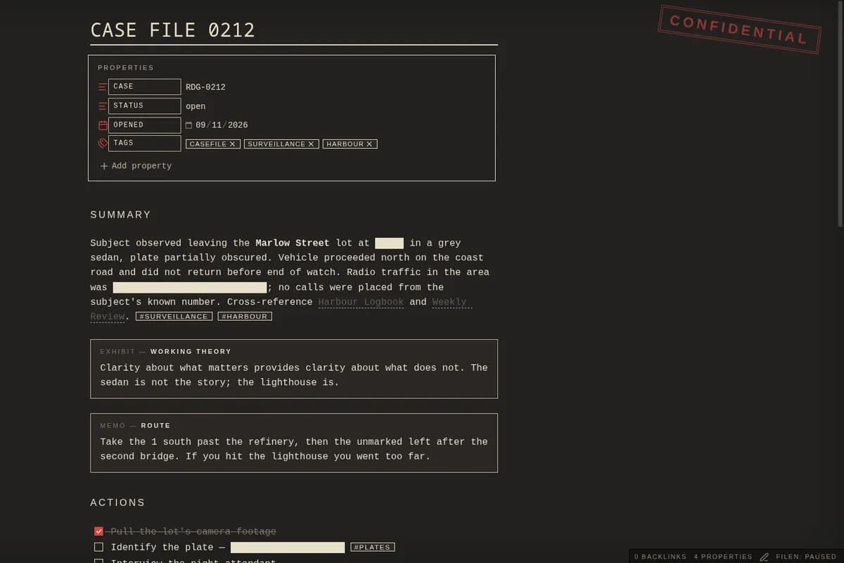 Dossier screenshot