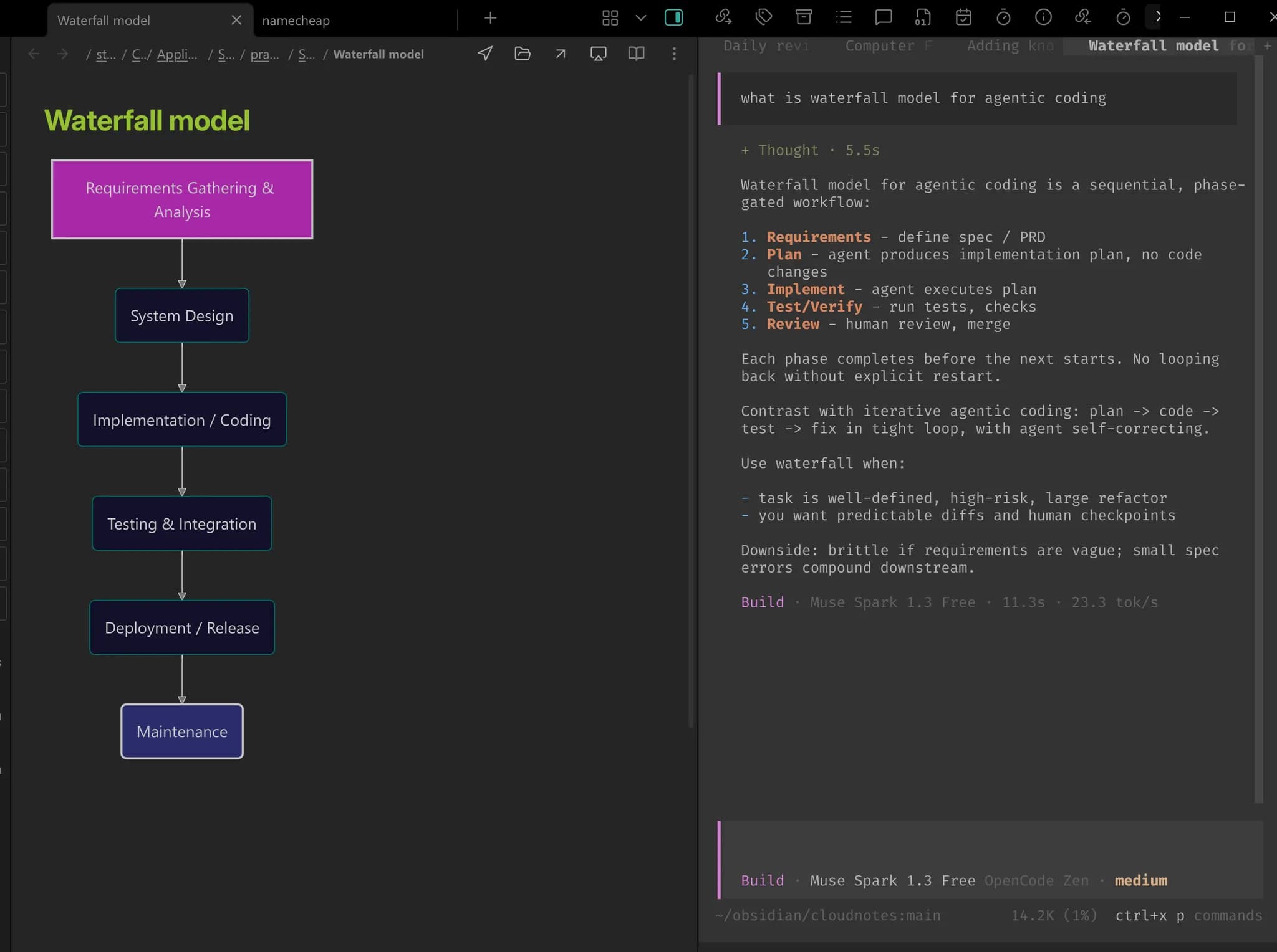 OpenCode screenshot