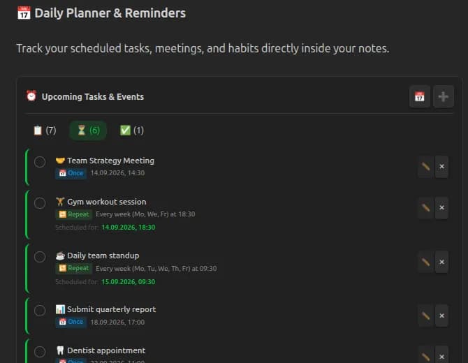 Simple Reminder screenshot