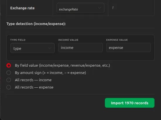 Finance Manager screenshot