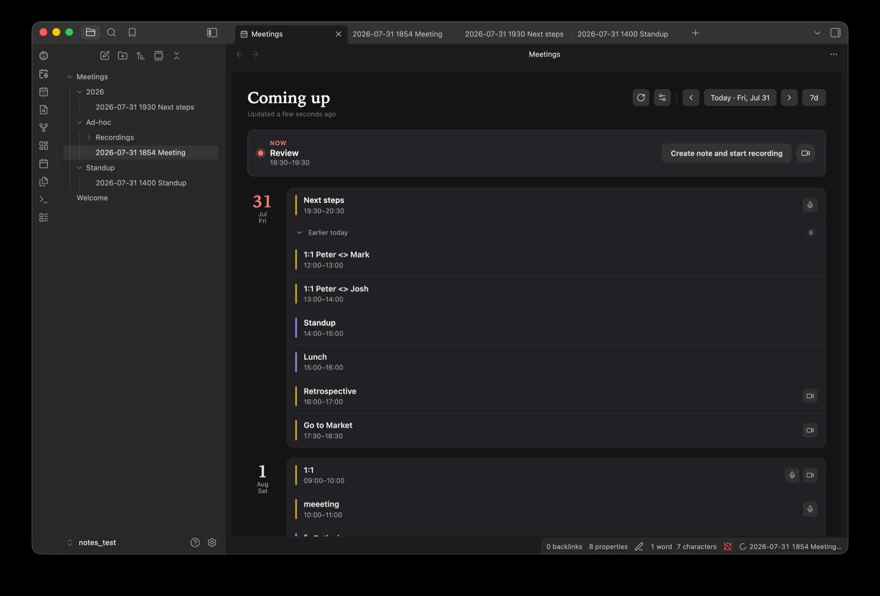 Meeting Copilot screenshot