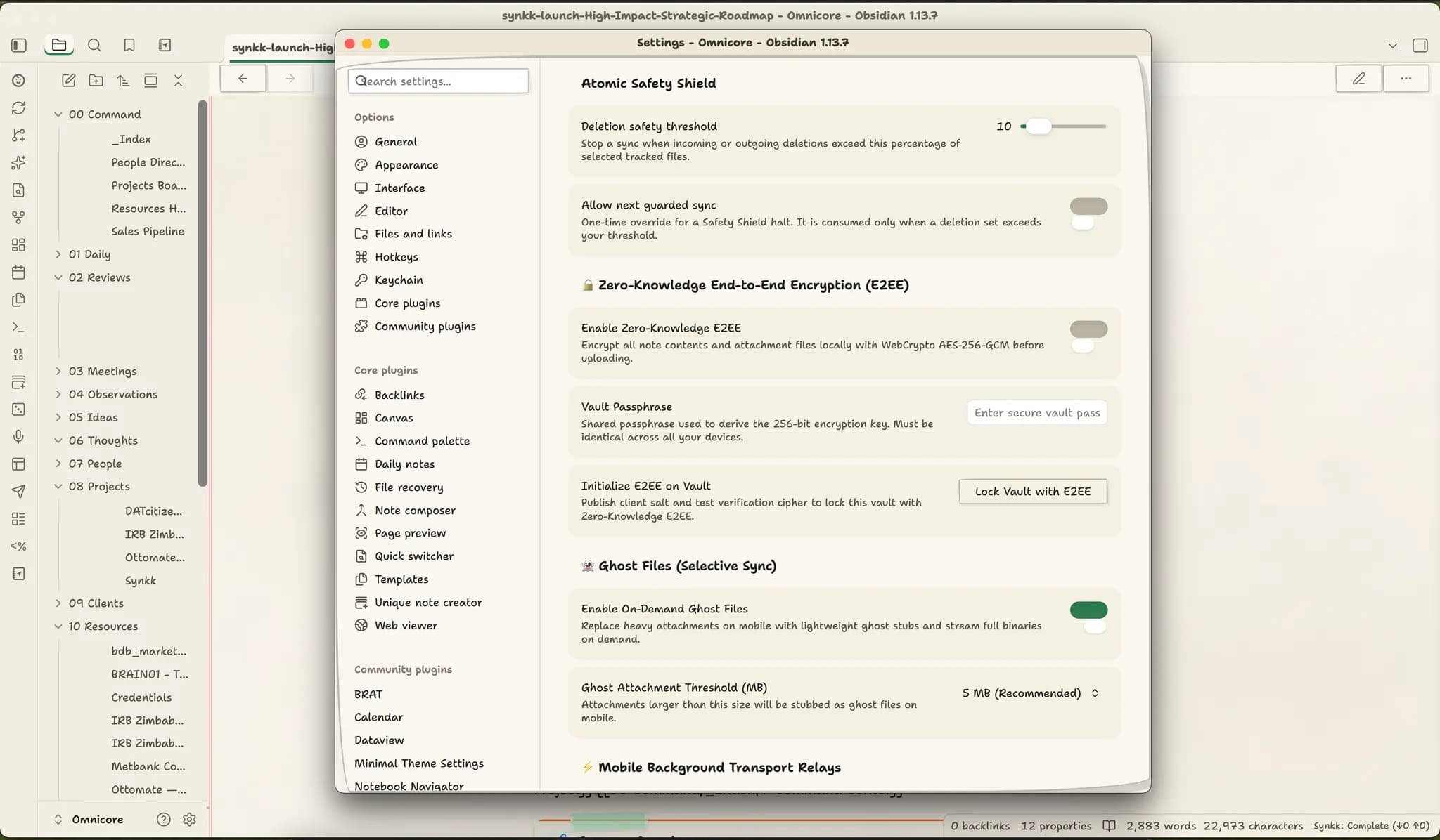 Synkk Team Vault Sync screenshot