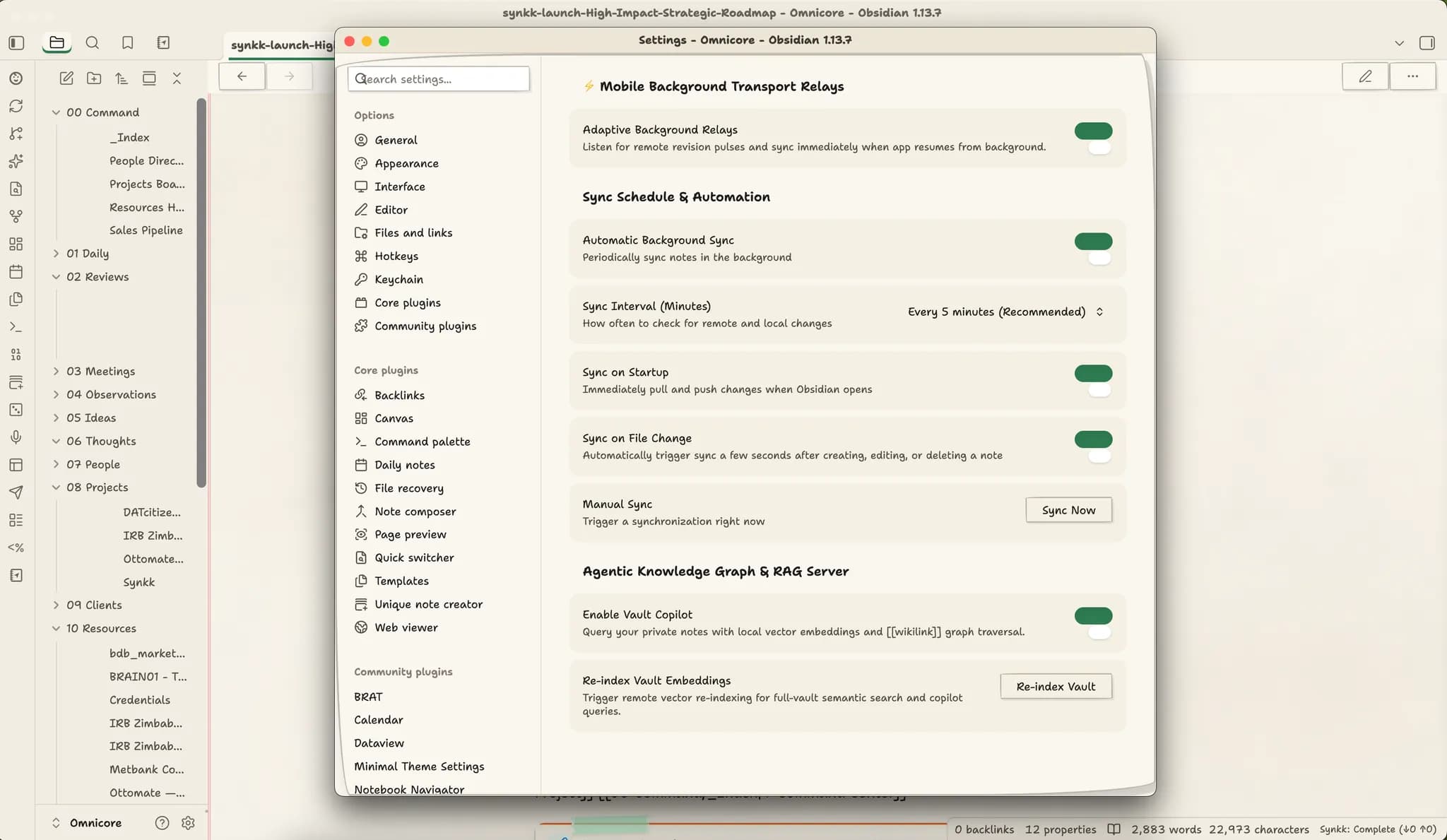 Synkk Team Vault Sync screenshot