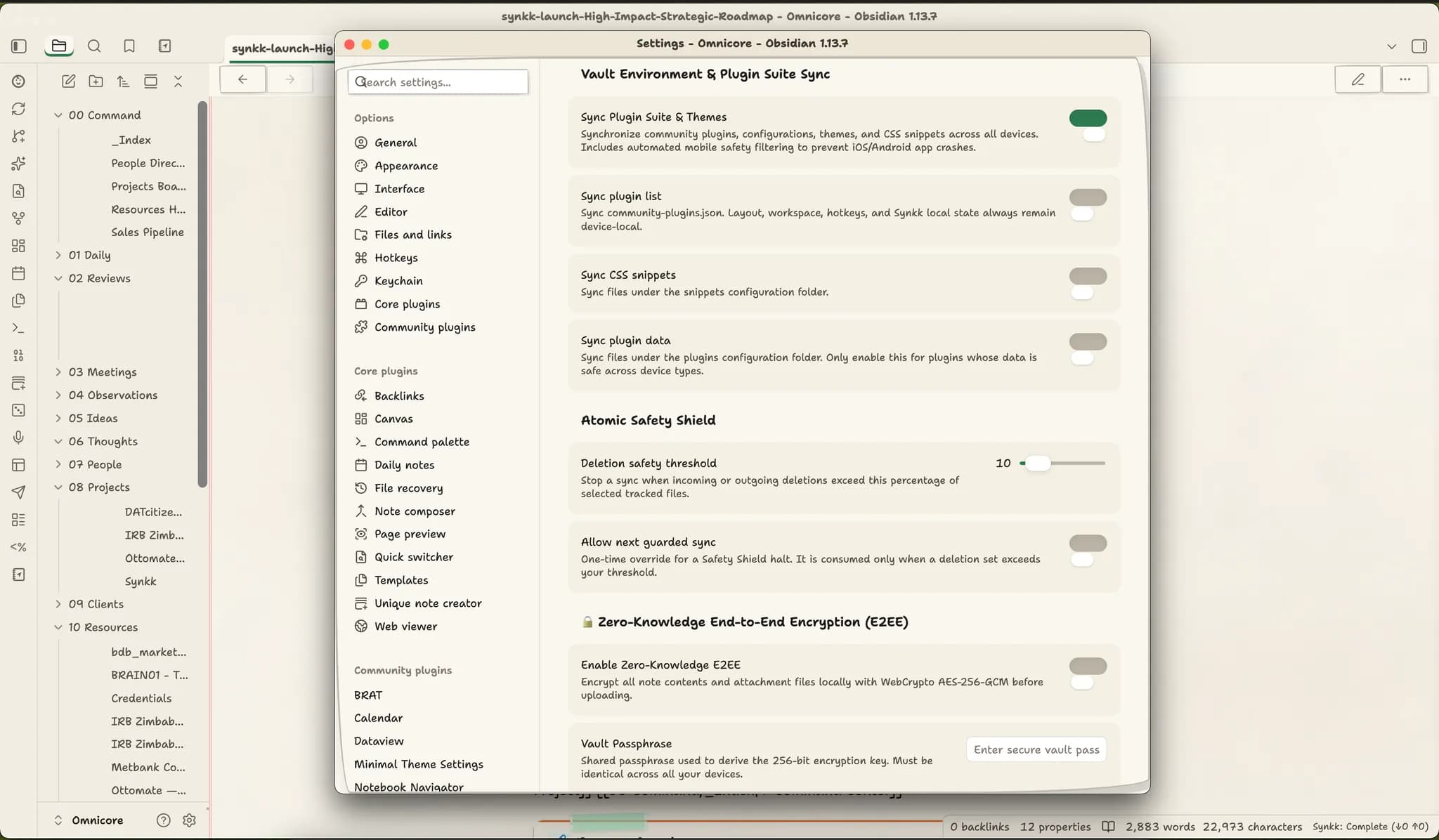 Synkk Team Vault Sync screenshot