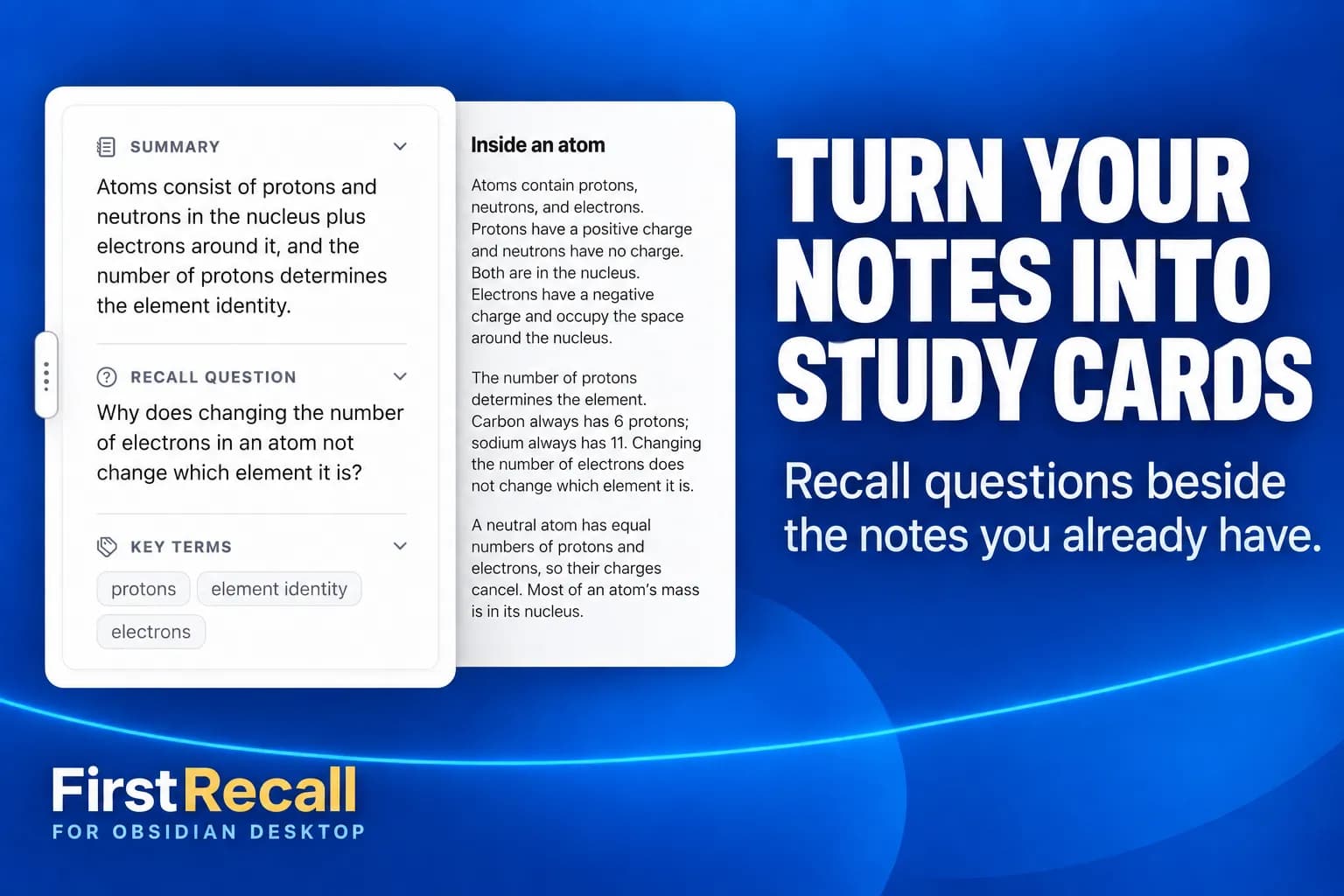 FirstRecall screenshot