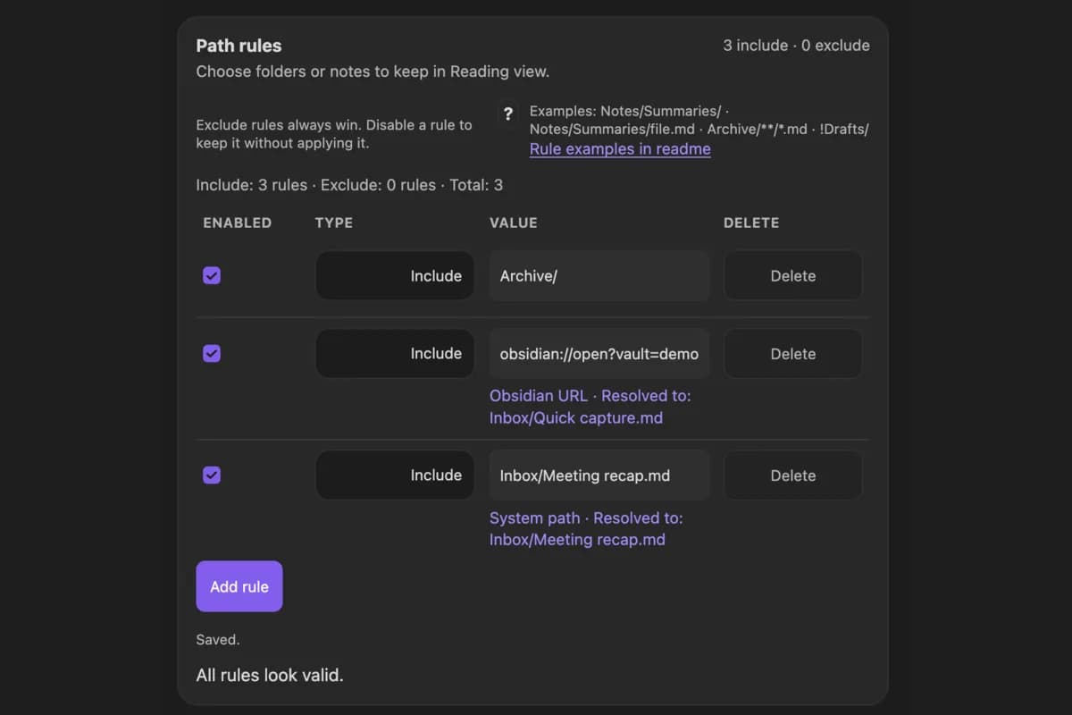 Read Only View screenshot