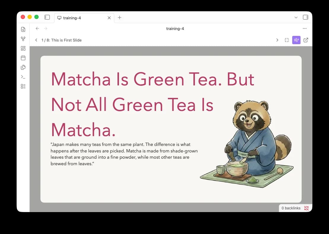 Totonio Presentation screenshot