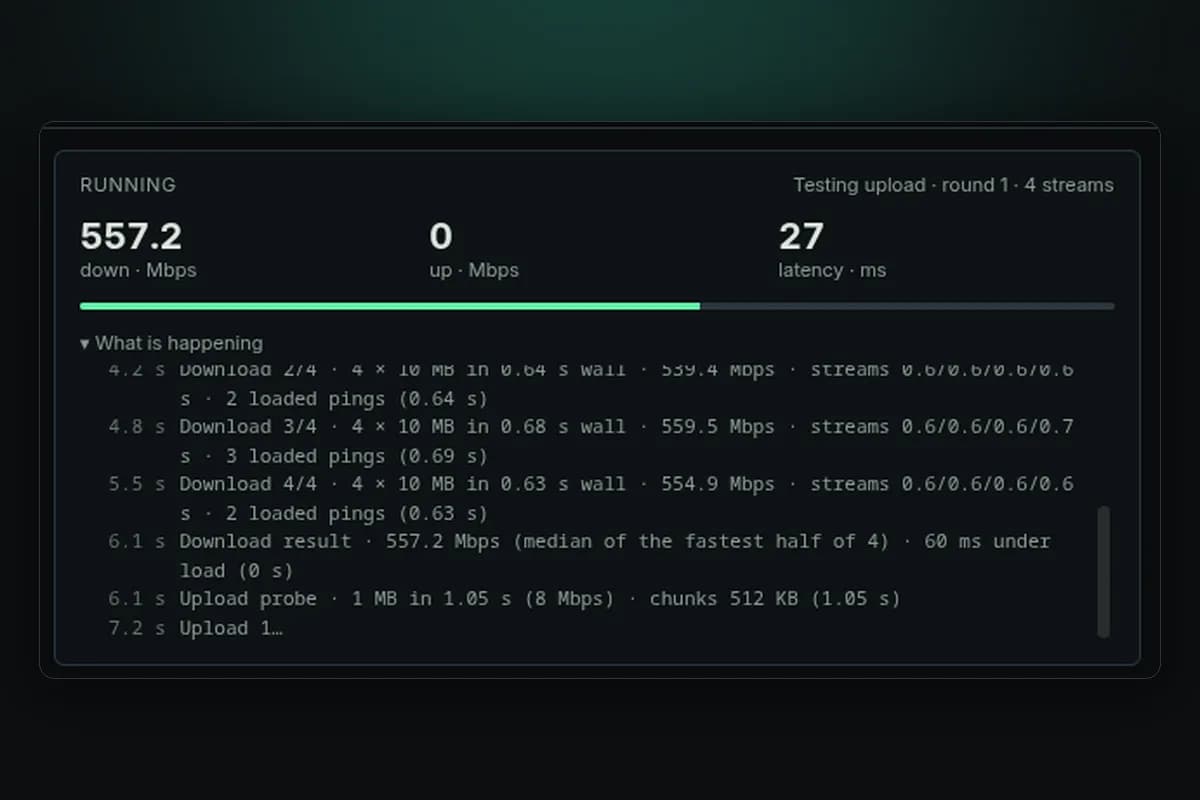 Speedlog screenshot