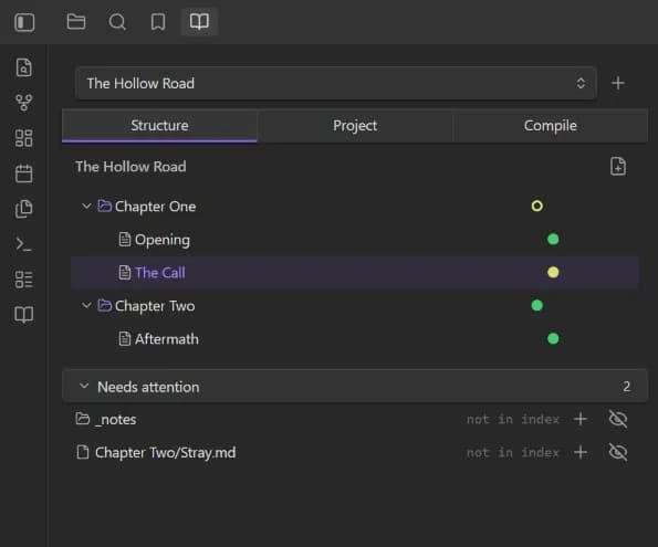 Novelr screenshot