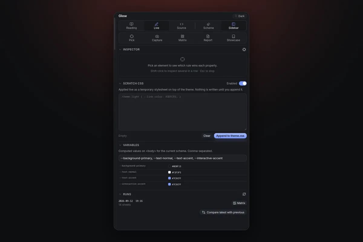 Theme Lab screenshot