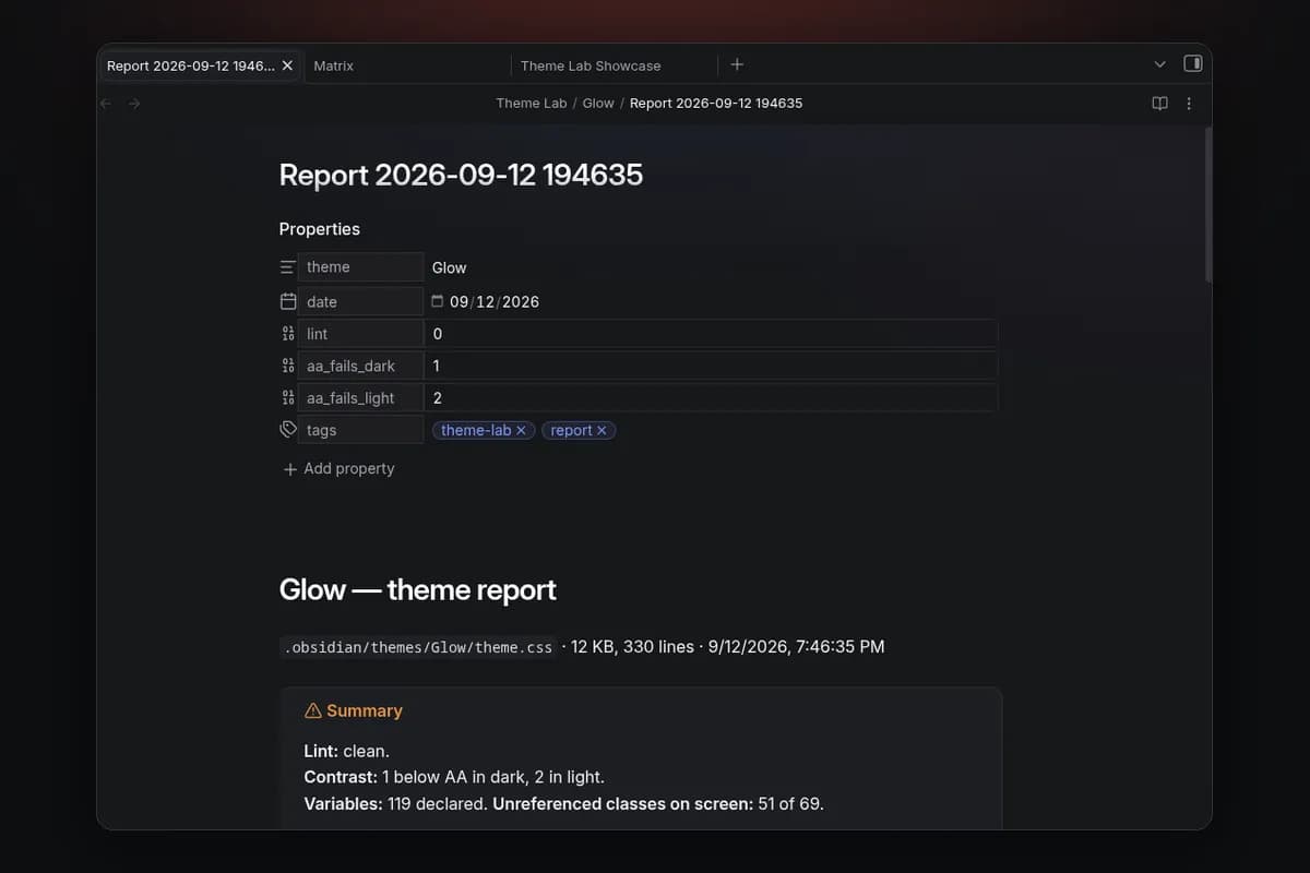 Theme Lab screenshot