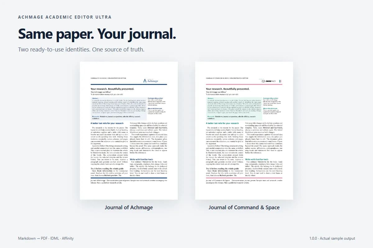 Achmage Academic Editor Ultra screenshot