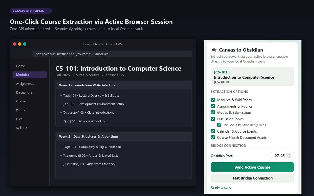 Canvas Sync Bridge screenshot