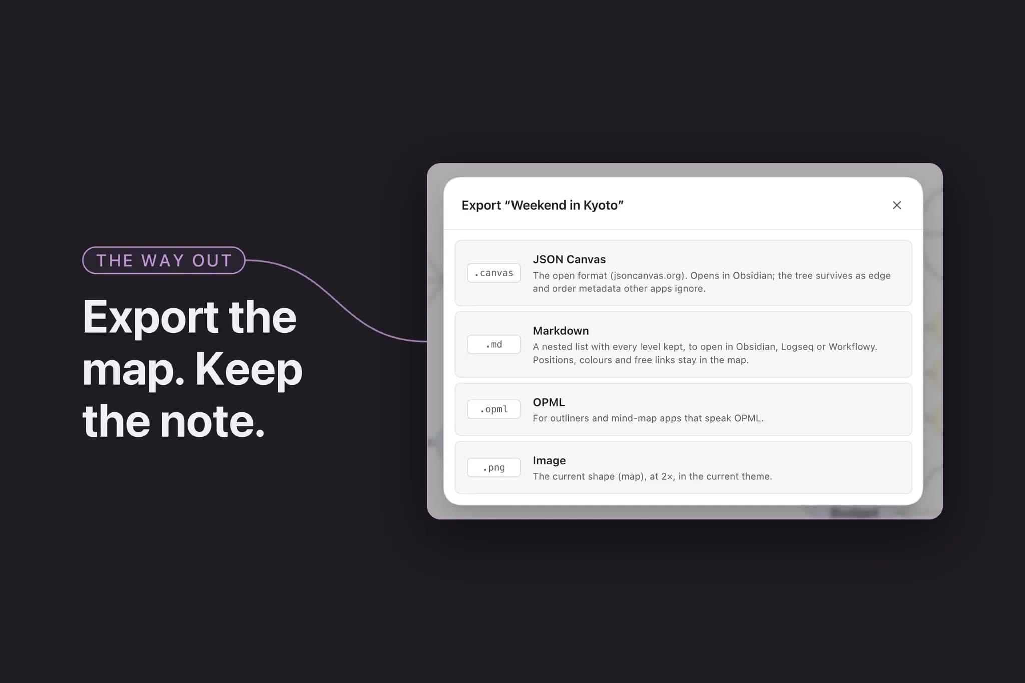 Ideascape screenshot