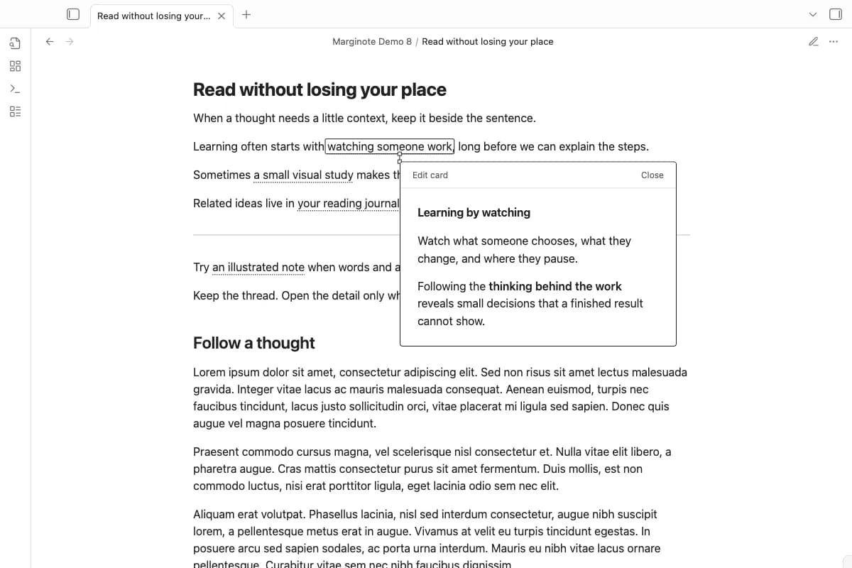 Marginote screenshot