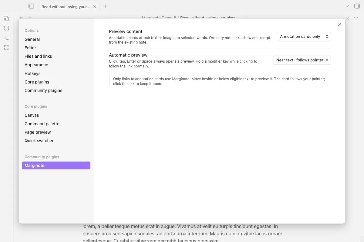 Marginote screenshot