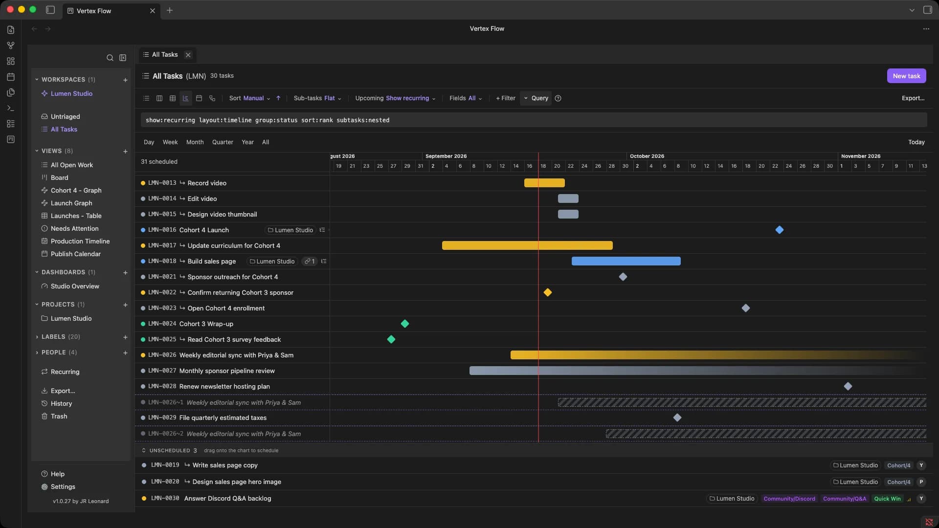 Vertex Flow screenshot