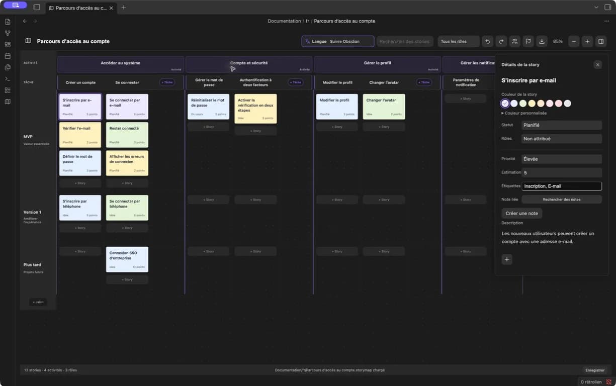 Story Map screenshot