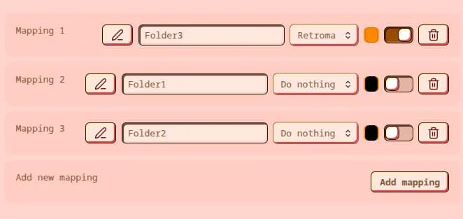 Accent and Theme Customizer screenshot