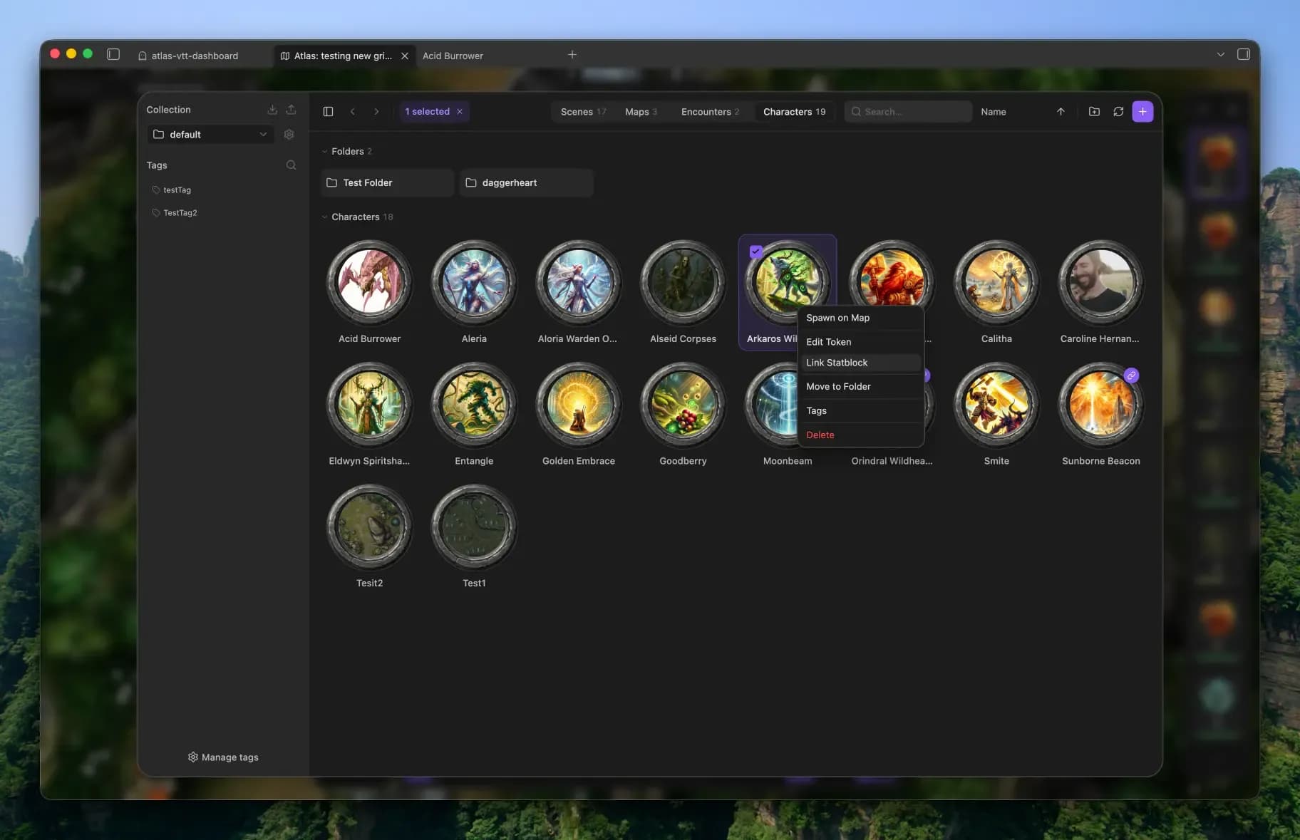 Atlas VTT screenshot