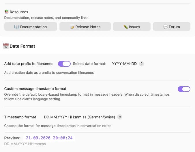 Nexus AI Chat Importer screenshot