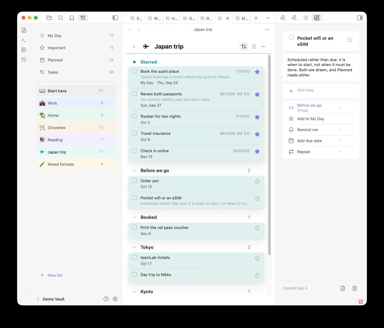 List Vibes screenshot
