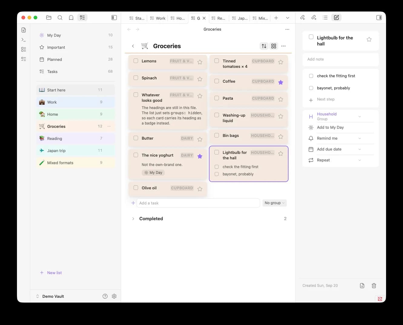 List Vibes screenshot