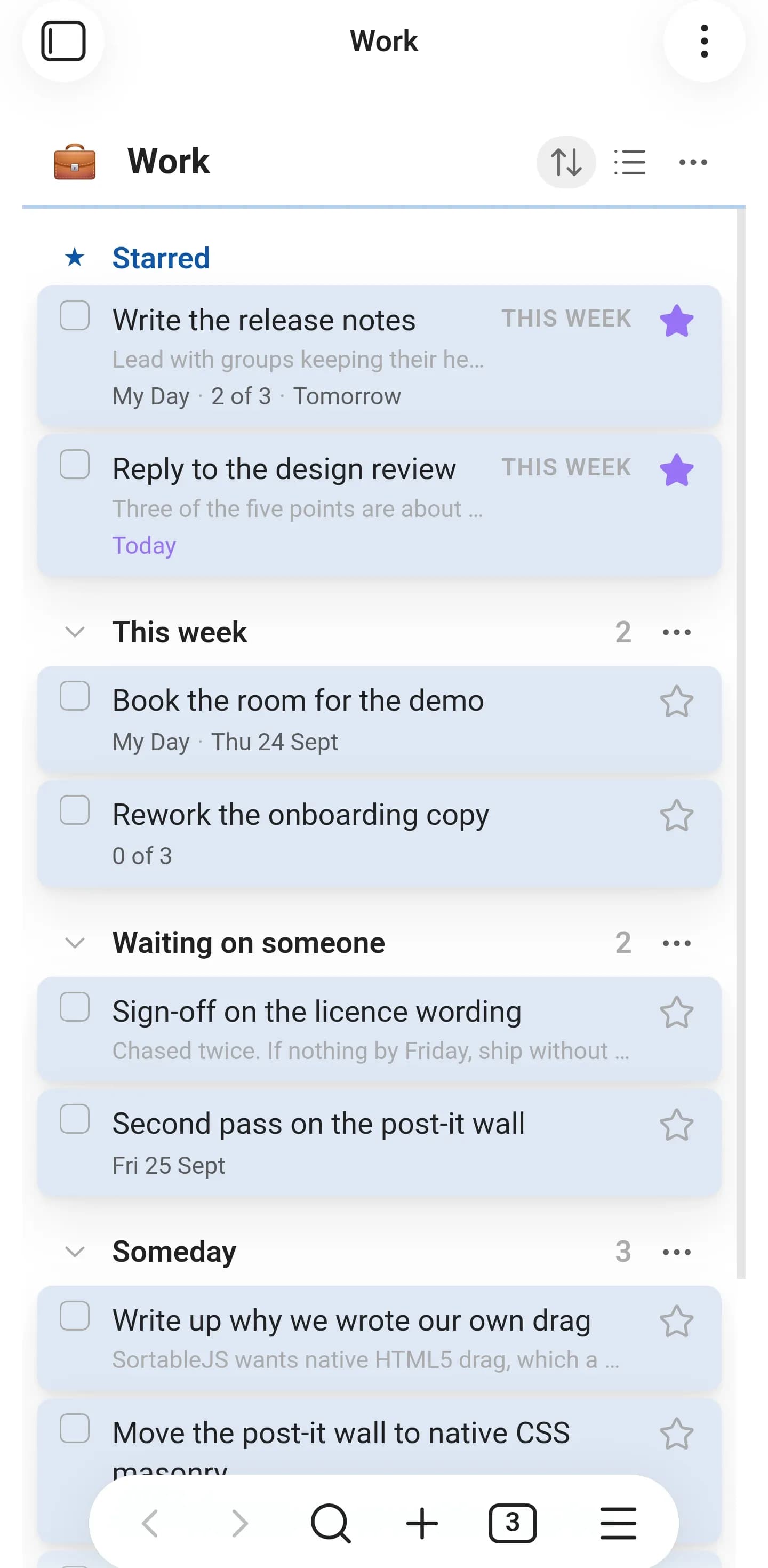 List Vibes screenshot