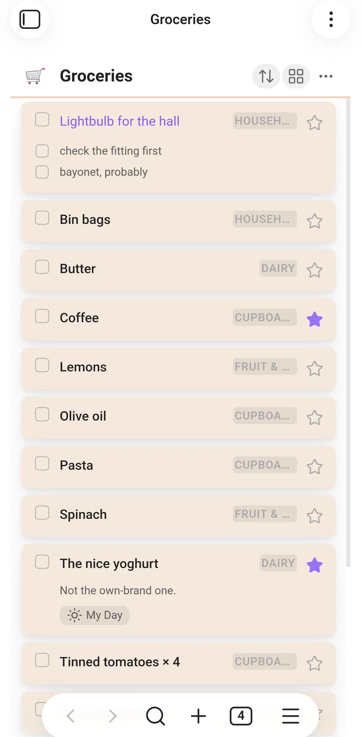 List Vibes screenshot