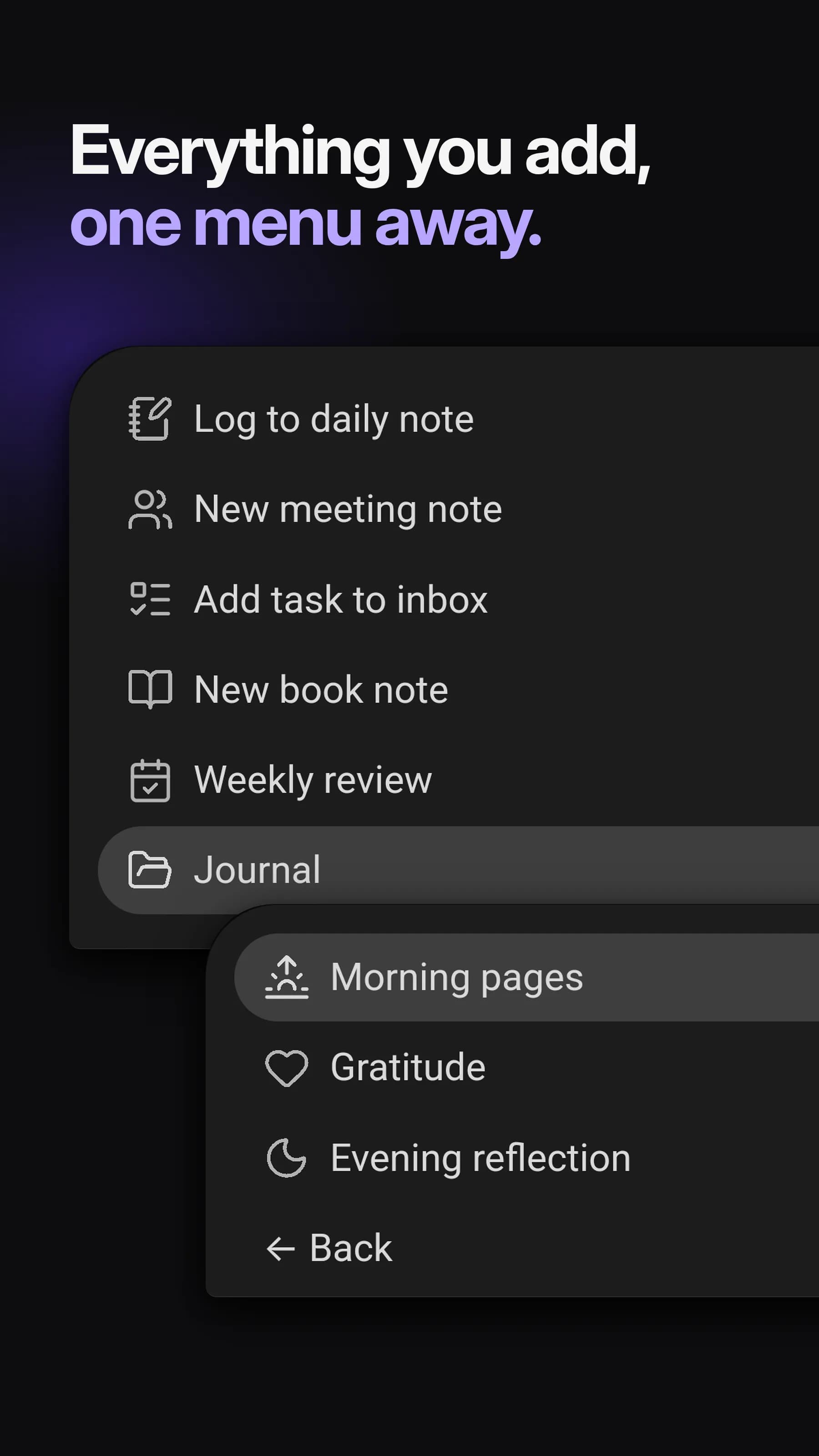 QuickAdd screenshot