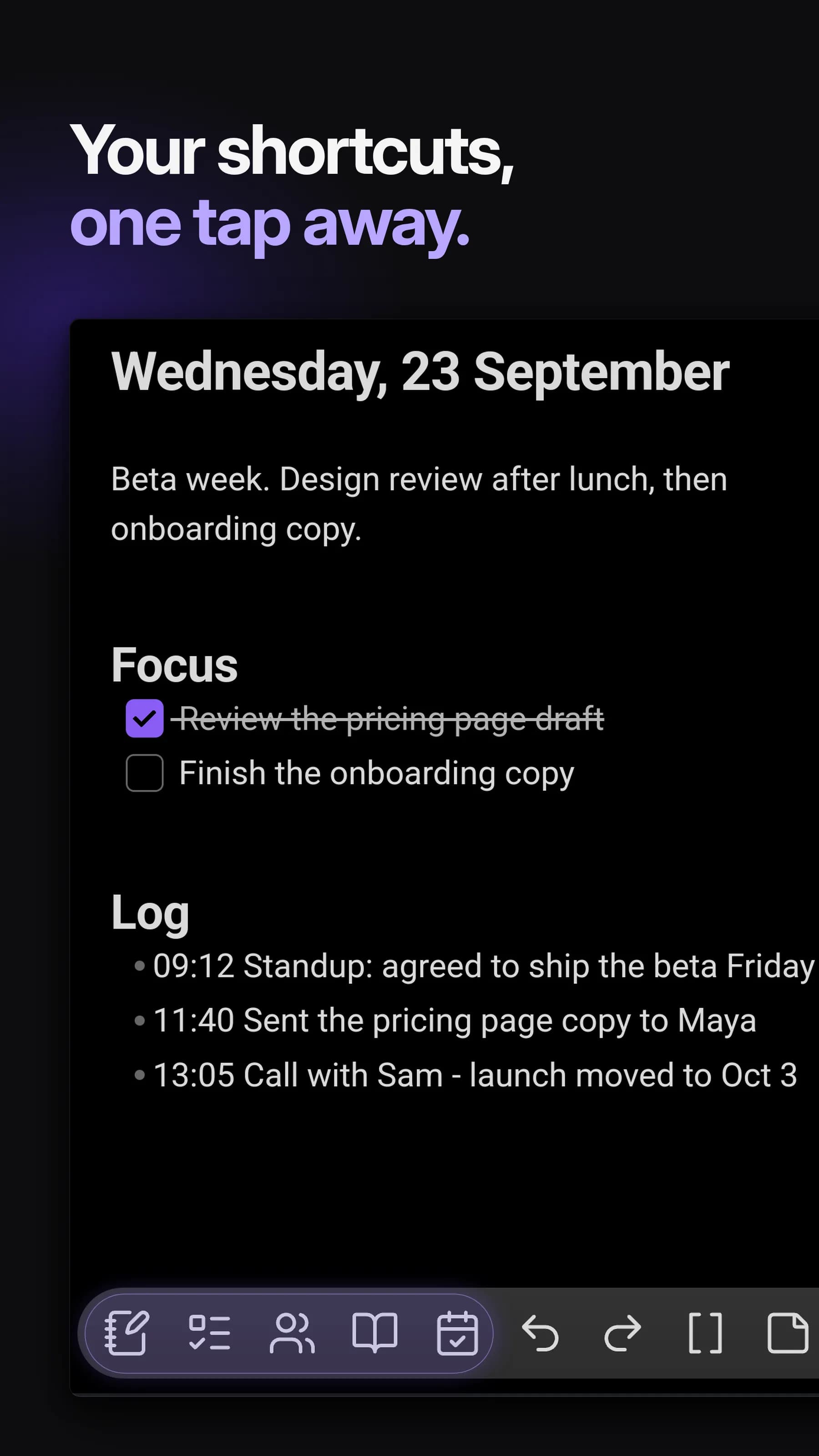 QuickAdd screenshot