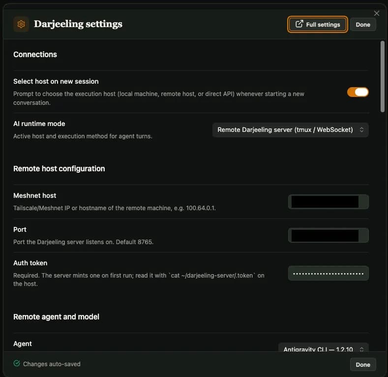 Darjeeling screenshot