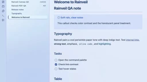 Rainveil screenshot