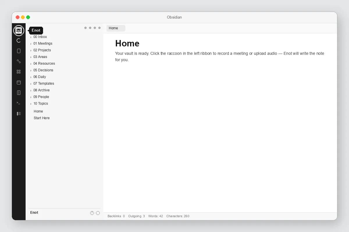 Enot screenshot