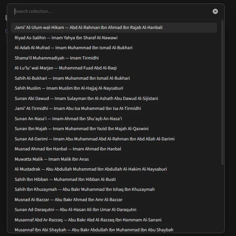 Quran and Hadith Fetcher screenshot