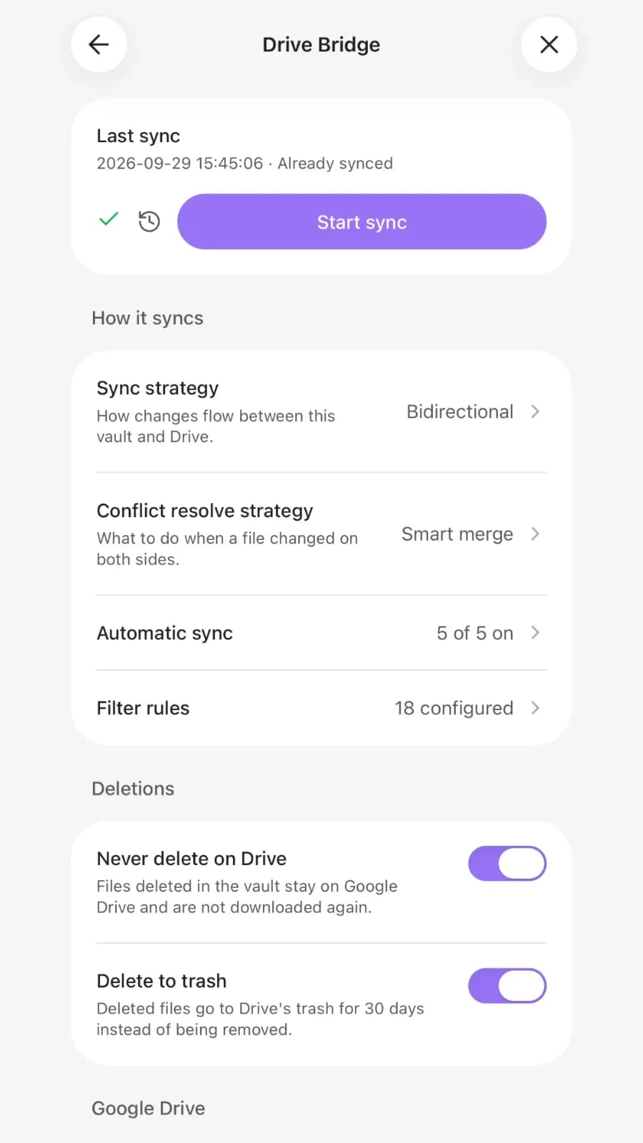 Drive Bridge screenshot