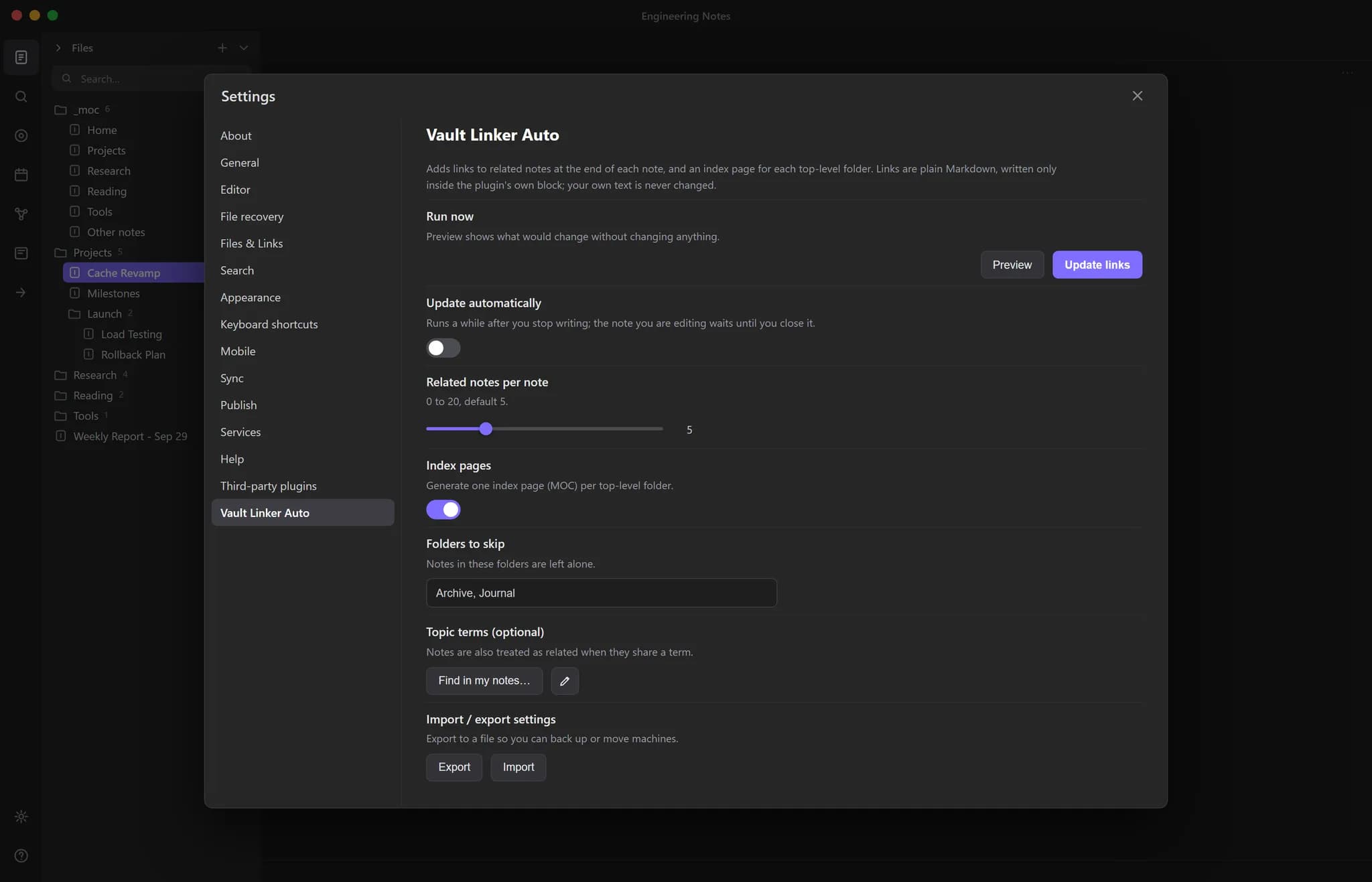 Vault Linker Auto screenshot