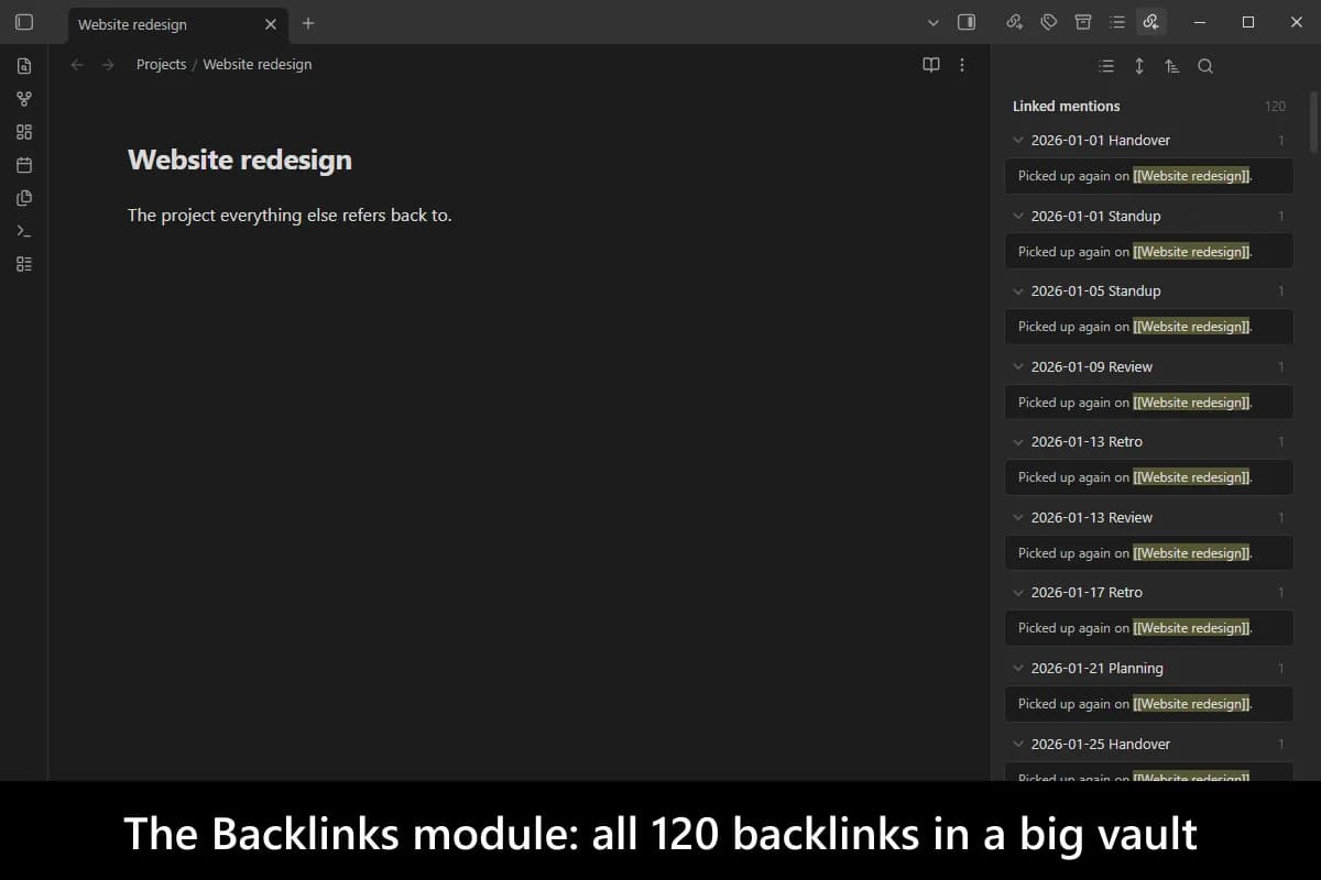 Advanced Metadata Cache screenshot