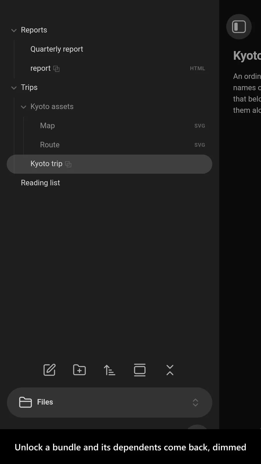 File Bundles screenshot