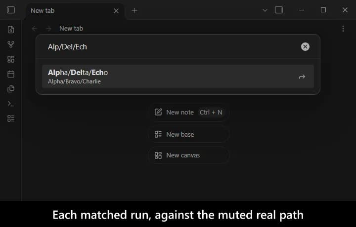 Alias Quick Switcher screenshot