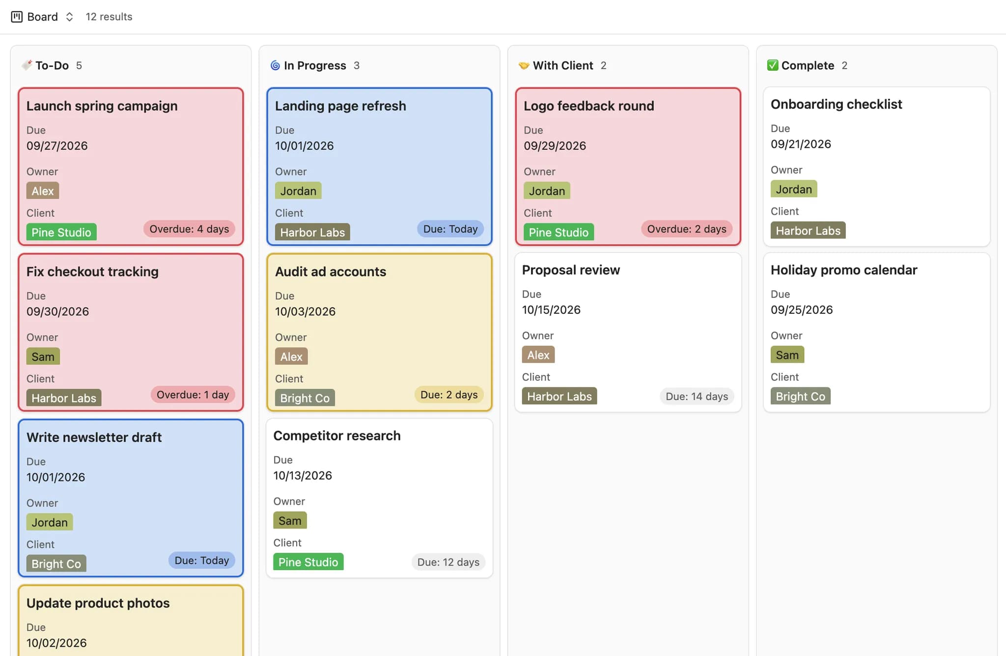 Bases Colors screenshot