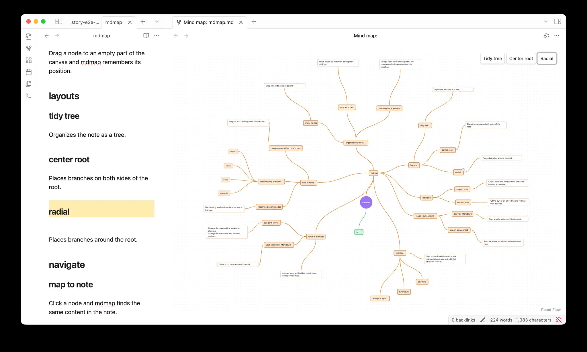 mdmap screenshot