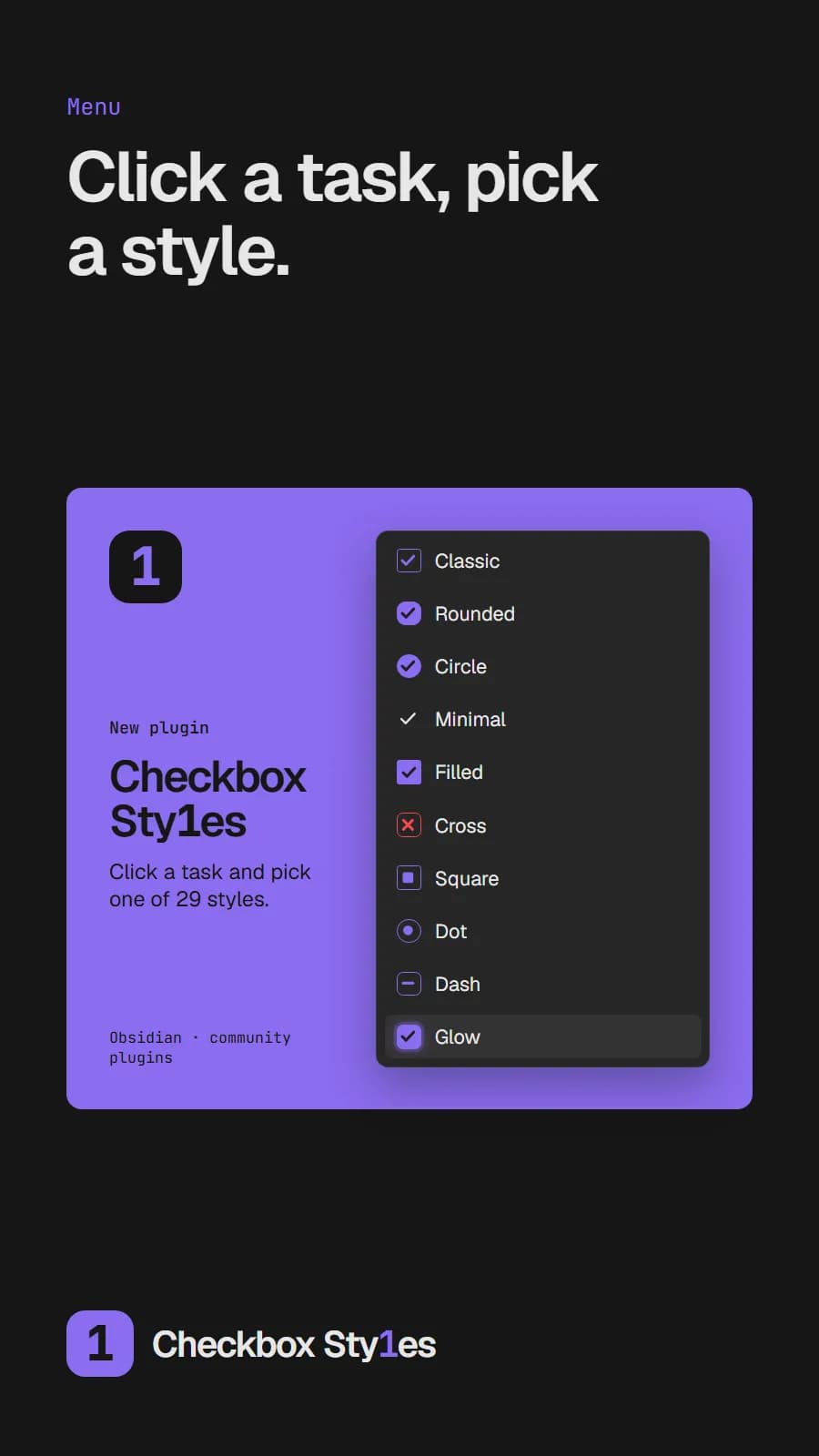 Checkbox Sty1es screenshot