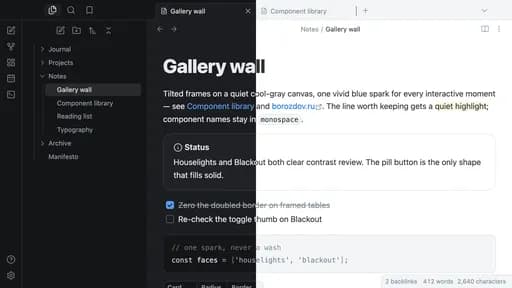 Borozdov Keynote screenshot