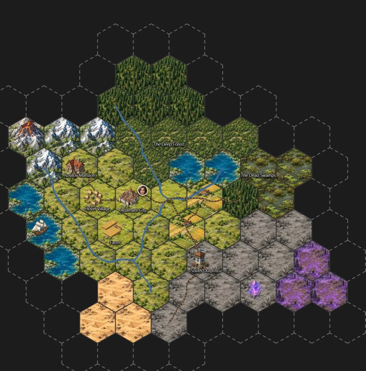 VPA HexCrawl screenshot