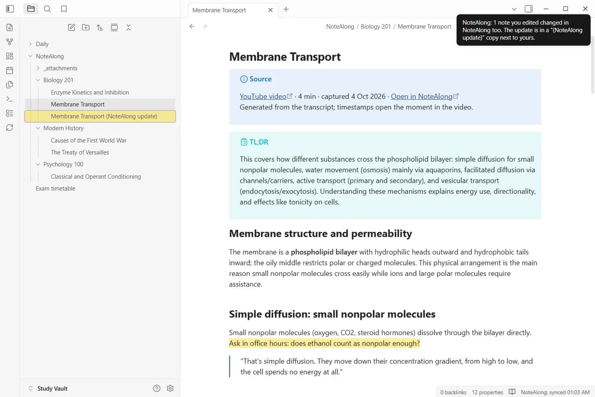 NoteAlong screenshot