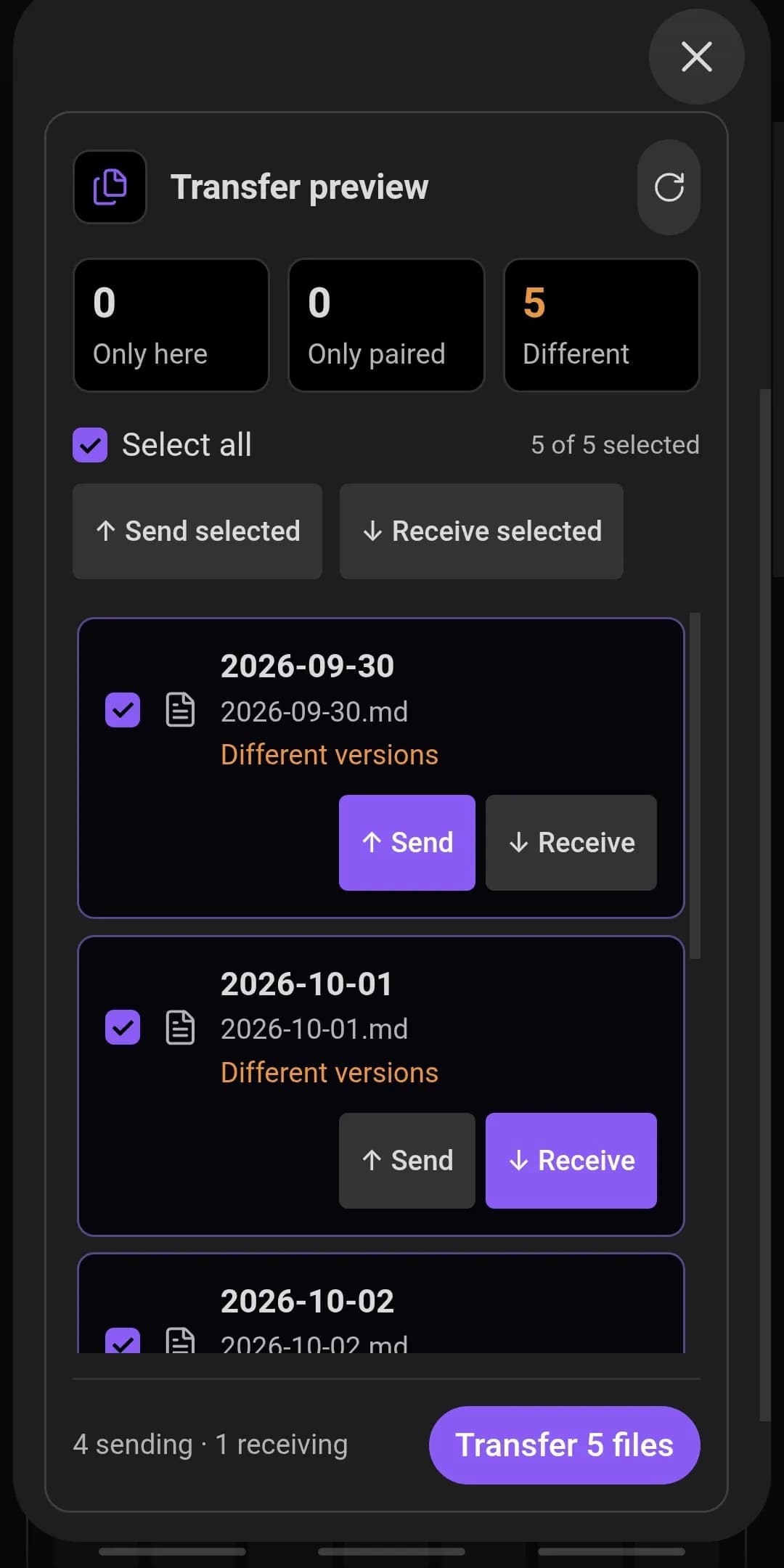 Temperans Habits screenshot