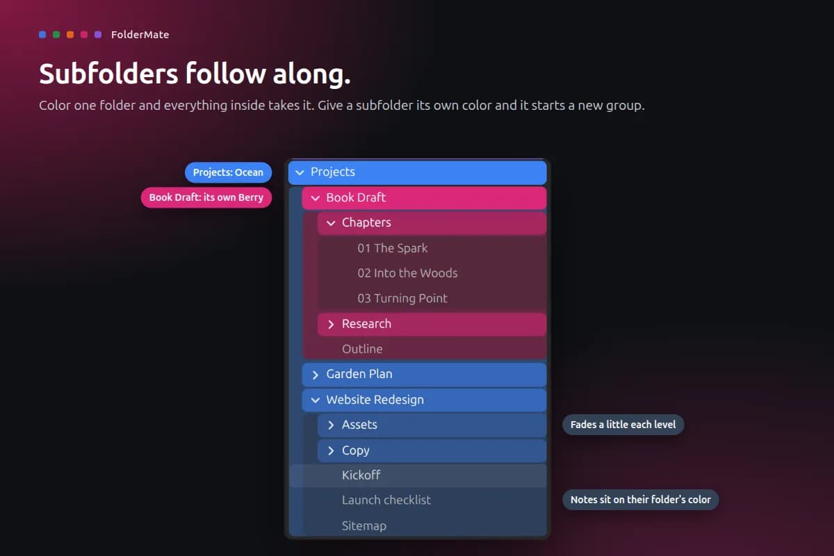 FolderMate screenshot