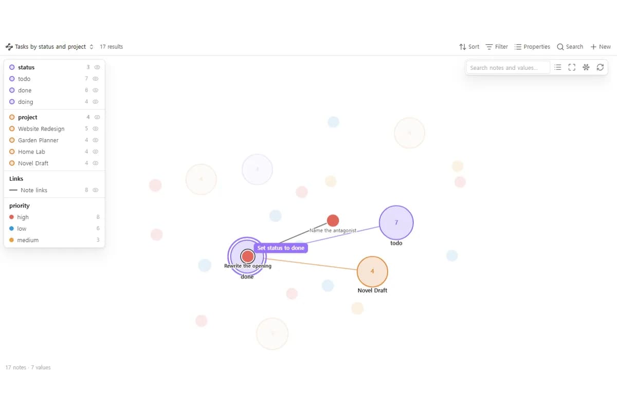 Tag Graph screenshot